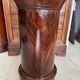 Rare Somno with drawer, Empire period Cuban mahogany and superb grooved marble.
