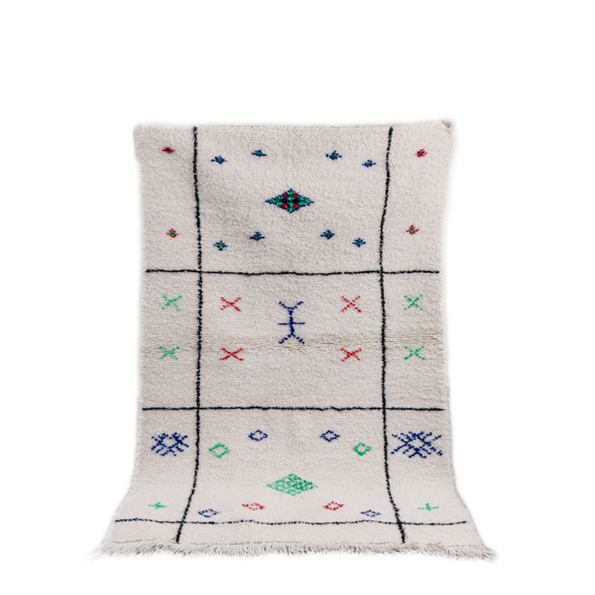 Berber rug Azilal patterns 115x175 cm
