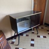 Meuble bar vintage pieds compas