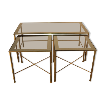 Un triptyque tables, laiton,1970