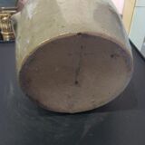 Old sandstone pot of gray color