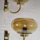 pair of wall lights from the 1970s