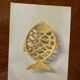 Vintage cast iron yellow fish soap holder