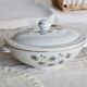 Vintage earthenware soup tureen Lunéville - Model Christine - Floral decoration