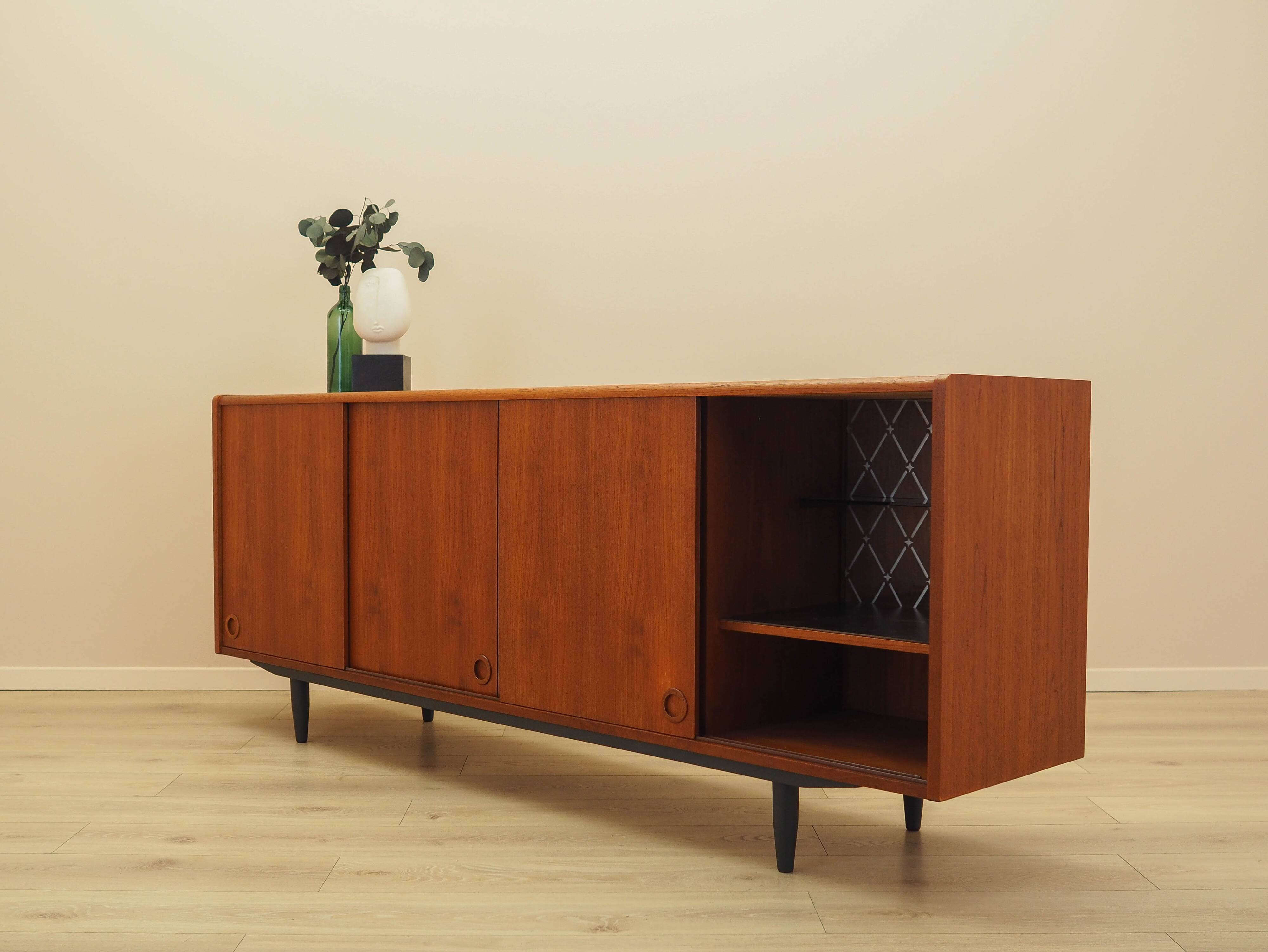 Teak sideboard, Danish design, 1970s, made in Denmark