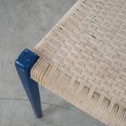 Blue teak chair, Danish design, 1960s, designer: Niels Otto Møller