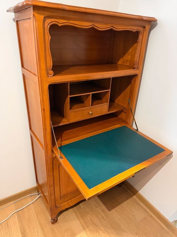 Cherry wood desk secretary