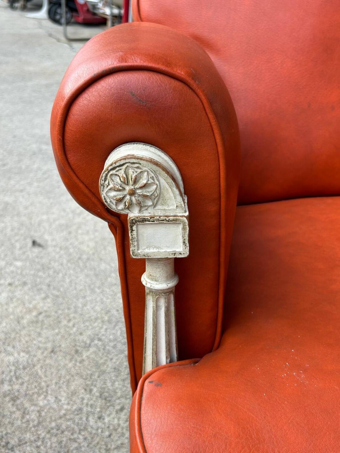 Pair of neoclassical bergère armchairs by Maison Jansen circa 1950.