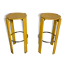 Pair of Bruno Rey bar stools