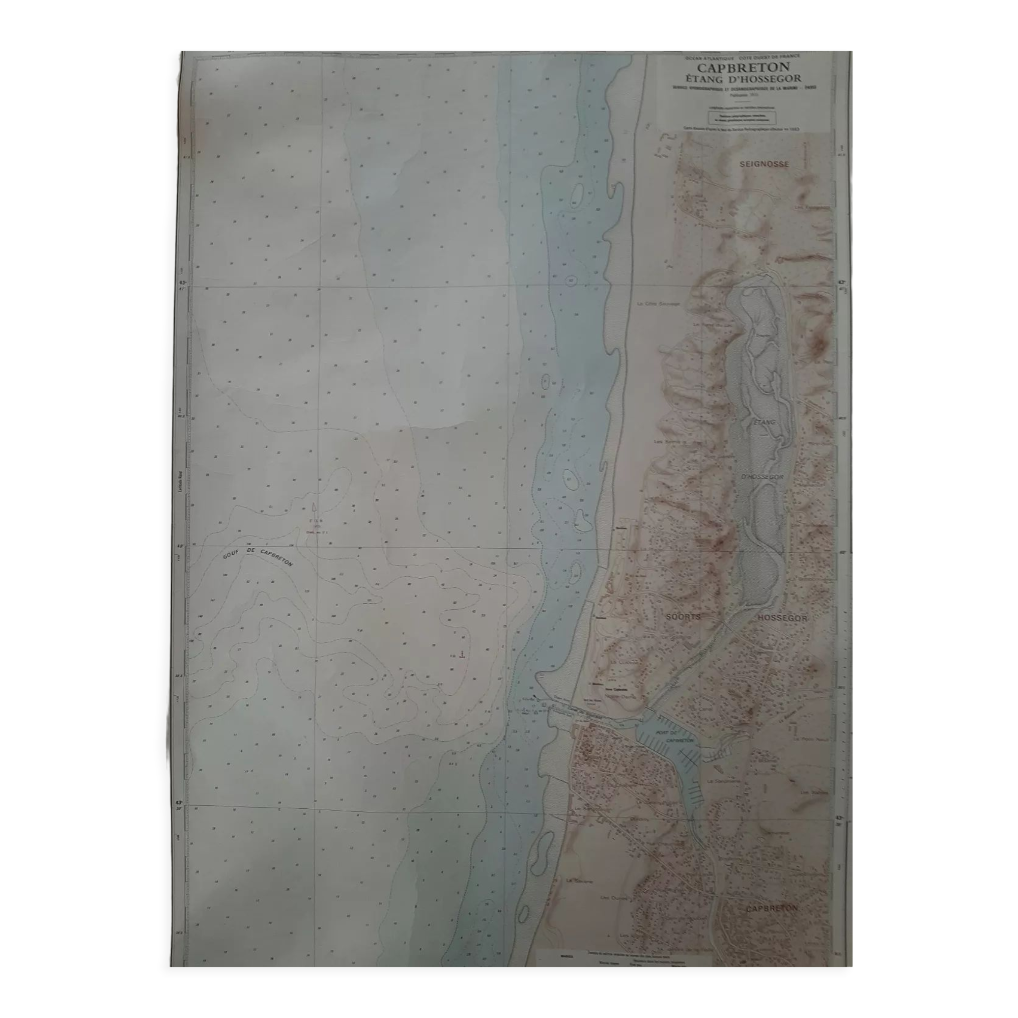 Nautical chart Hossegor