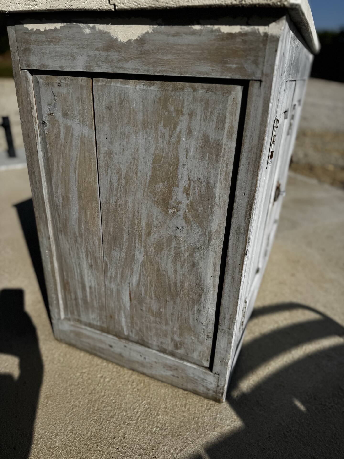 Small antique kitchen/workshop furniture