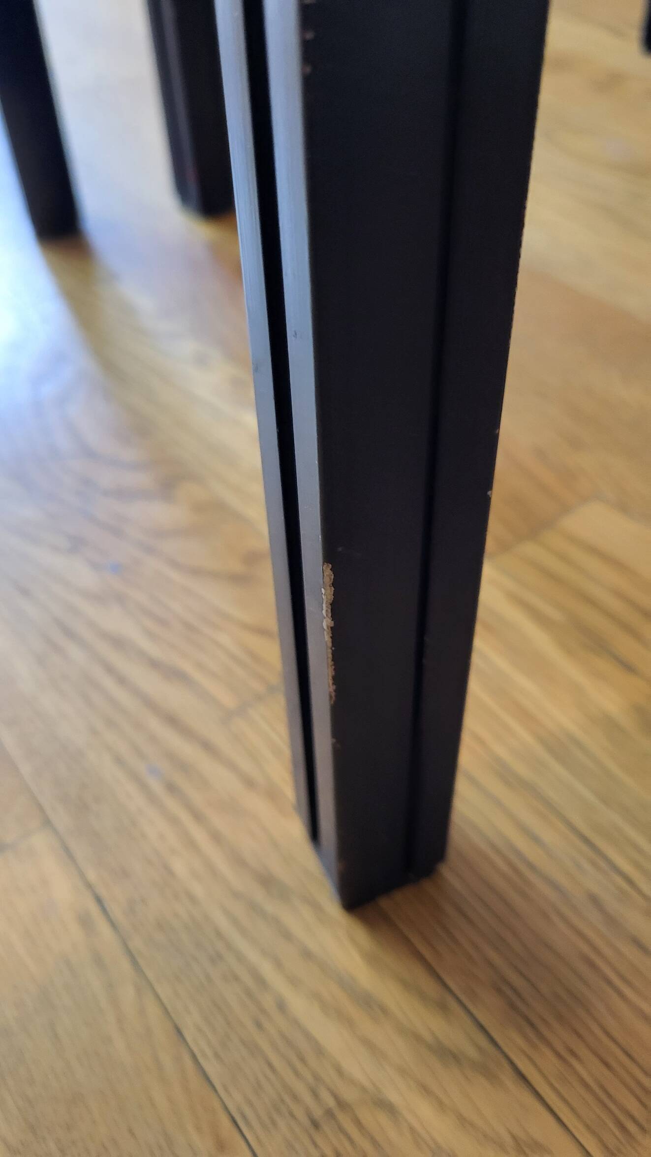 Set of 3 Pierre Vandel nesting tables in blue lacquered metal and glass top, French 1970 Vintage