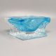 1960s astonishing blue ashtray or vide poche by Flavio Poli