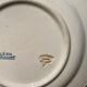Set of 8 flat plates iron earth model Longchamp Alésia