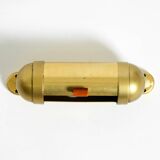 Original 1930s cabin submarine wall lamp in streamlined design