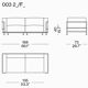 Le Corbusier - Authentic LC3 leather - 2 seats
