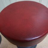 Vintage Belgian Art Deco Style Bar Stools from Frava, 1950s, Set of 4