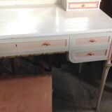 Old dressing table 1900 mirror 3 shutters