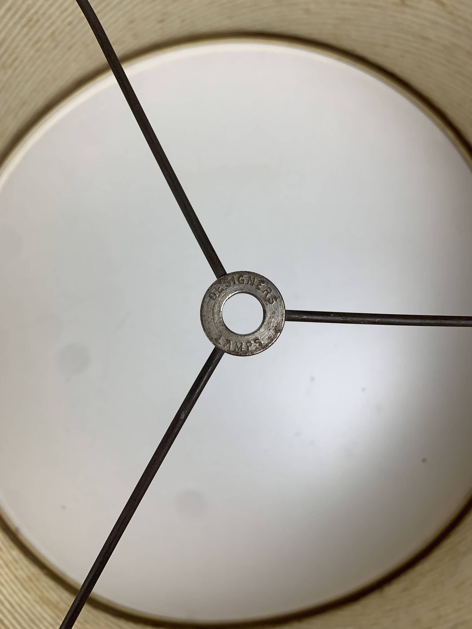 Grande lampe de table en laiton de style Stilnovo Spoutnik du milieu du siècle, États-Unis, années 1950