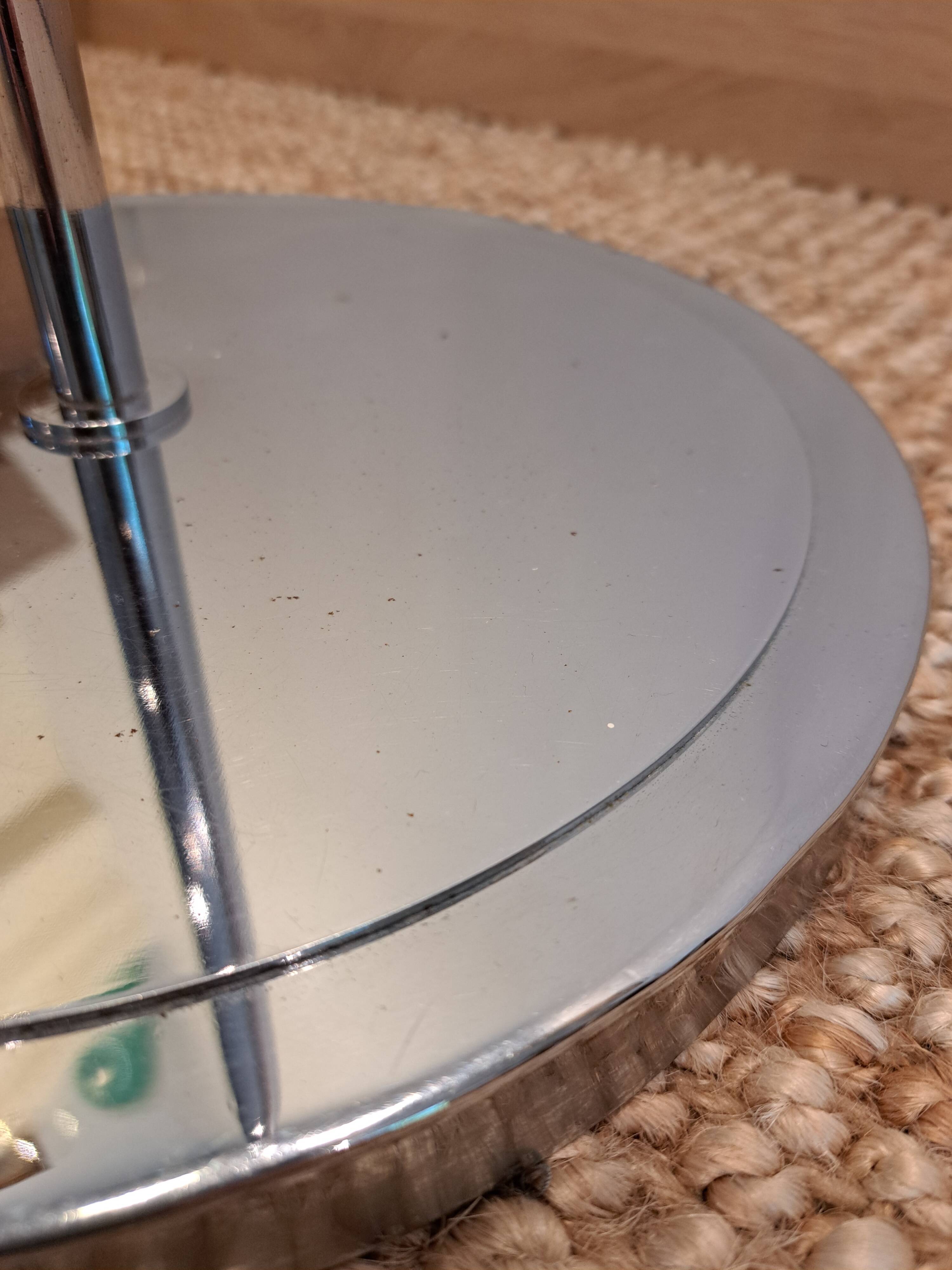 Chrome floor lamp from the 1970s.