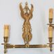 Paire d'appliques en bronze doré de style directoire/empire
