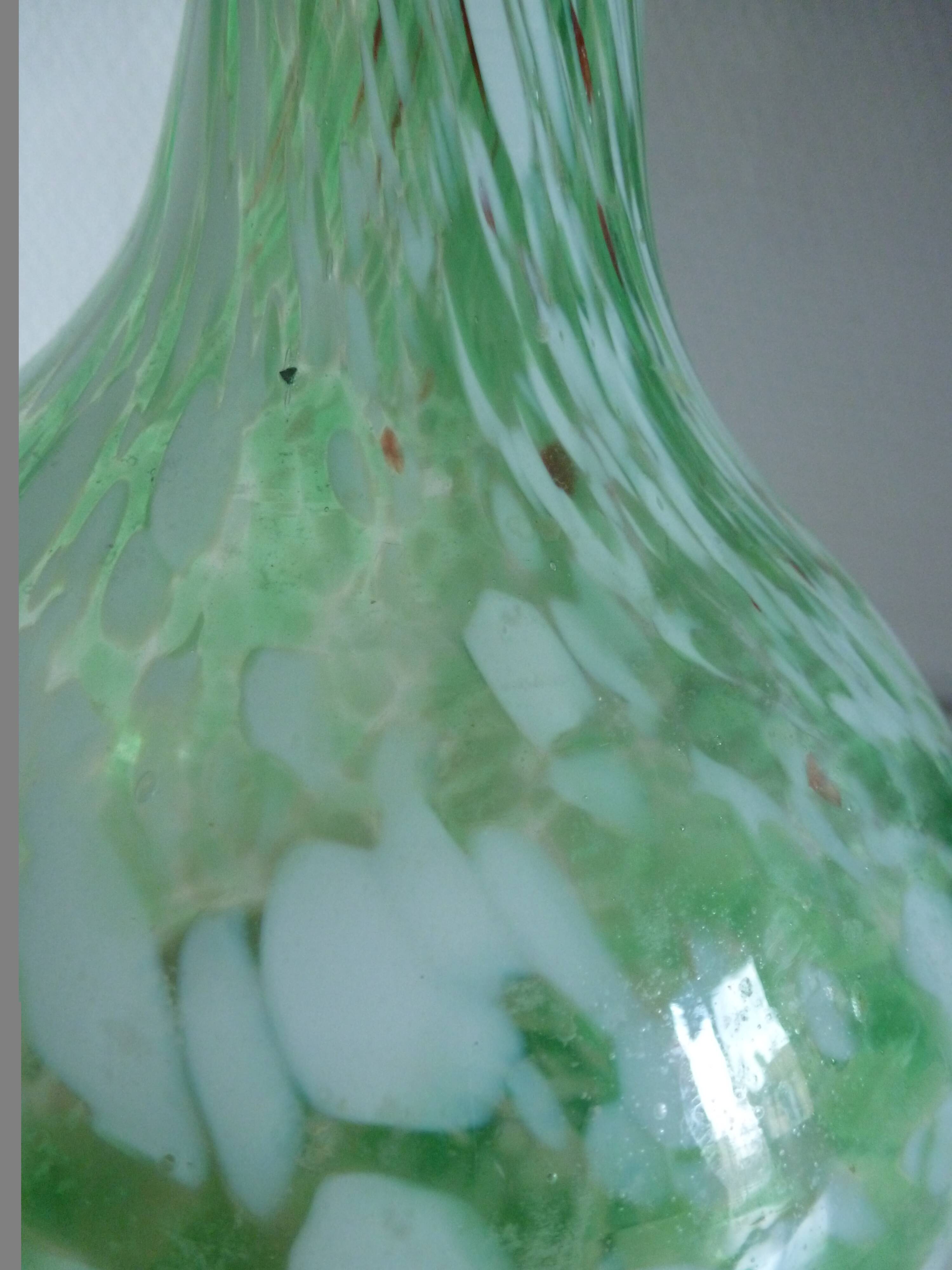Green vase