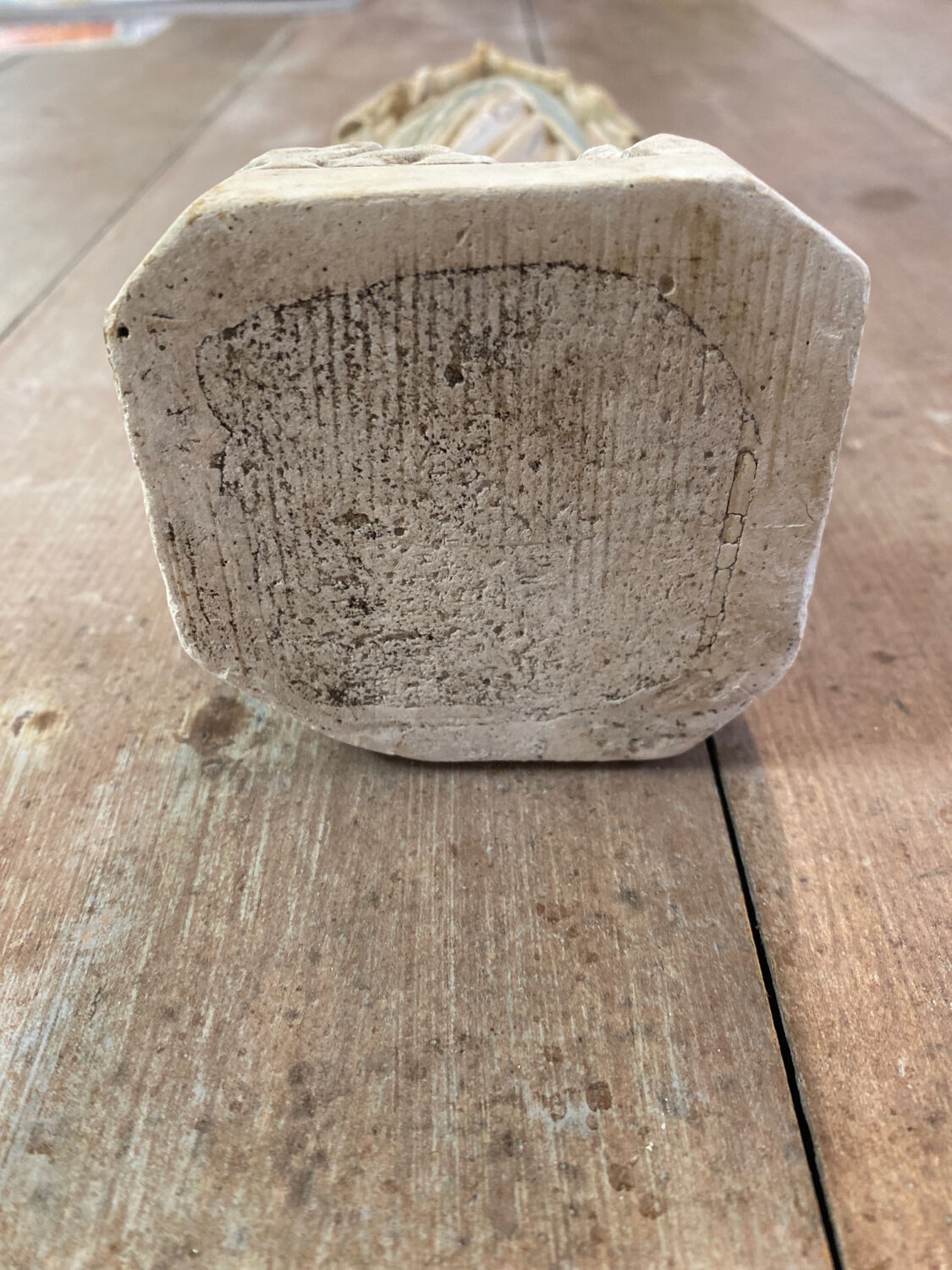 Virgin Mary ancient plaster