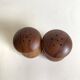 Salt and pepper shakers, wood