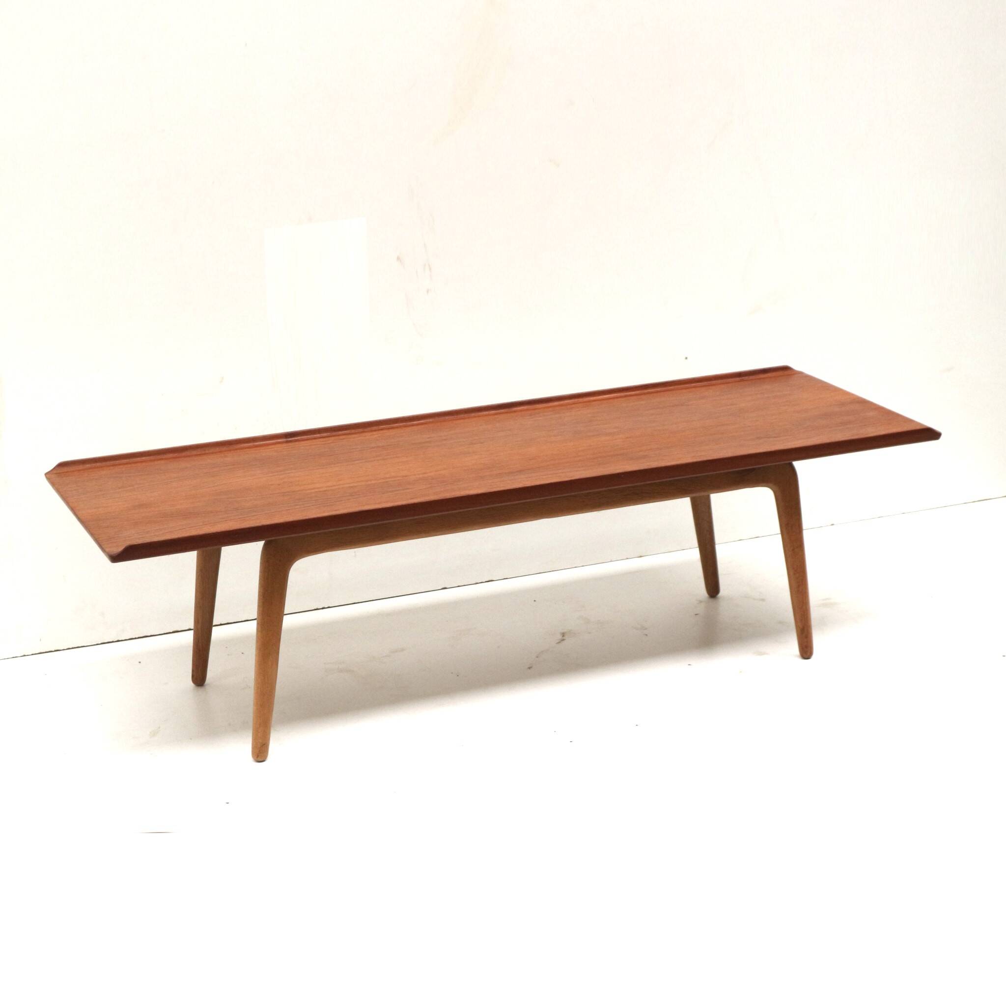 Large vintage coffee table by Arnold Madsen & Henry Schubell for Bovenkamp
