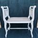 Banquette bout de lit dans l'esprit shabby chic