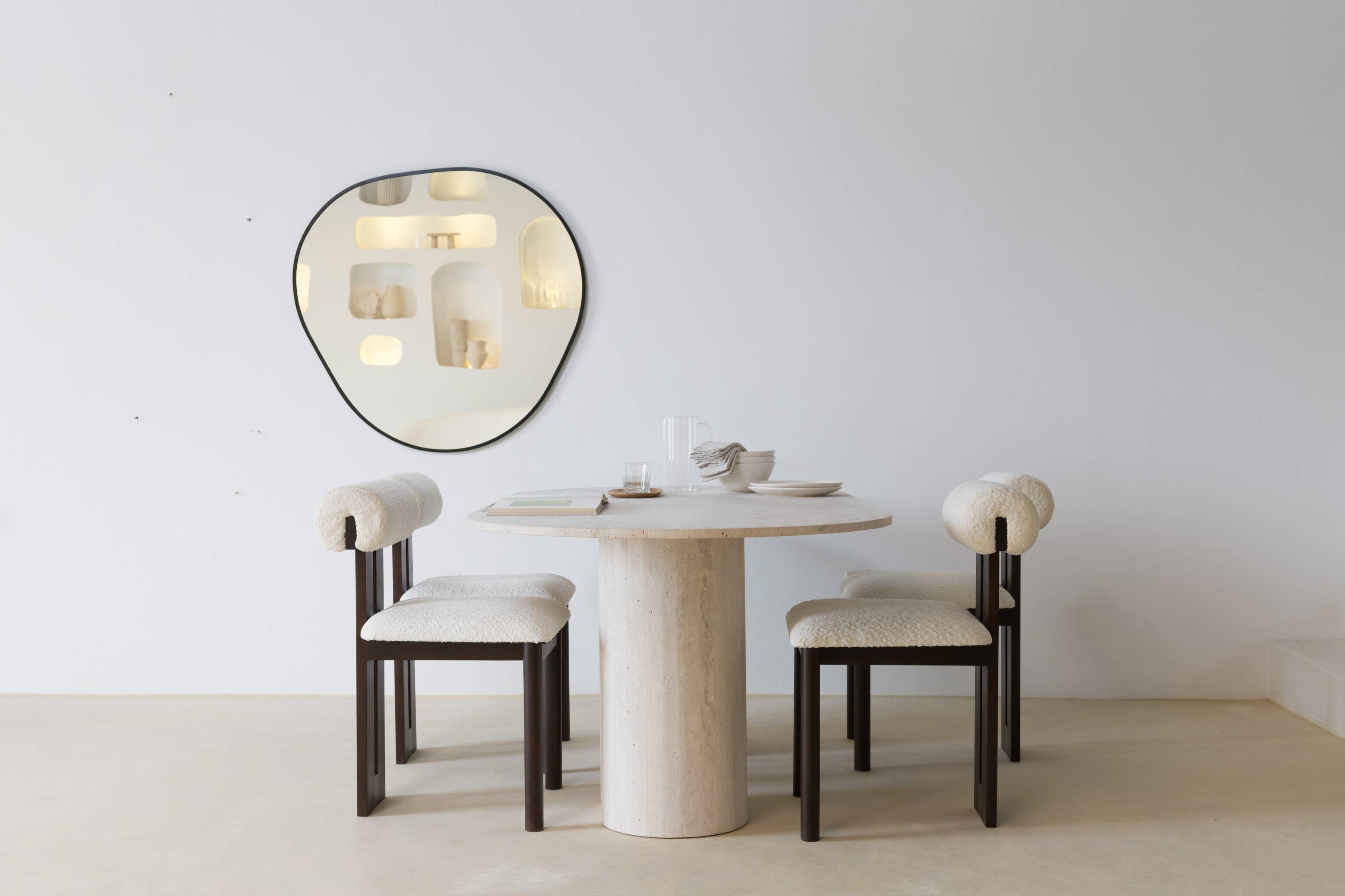 Bossa Nova Contour black mirror 100 cm D