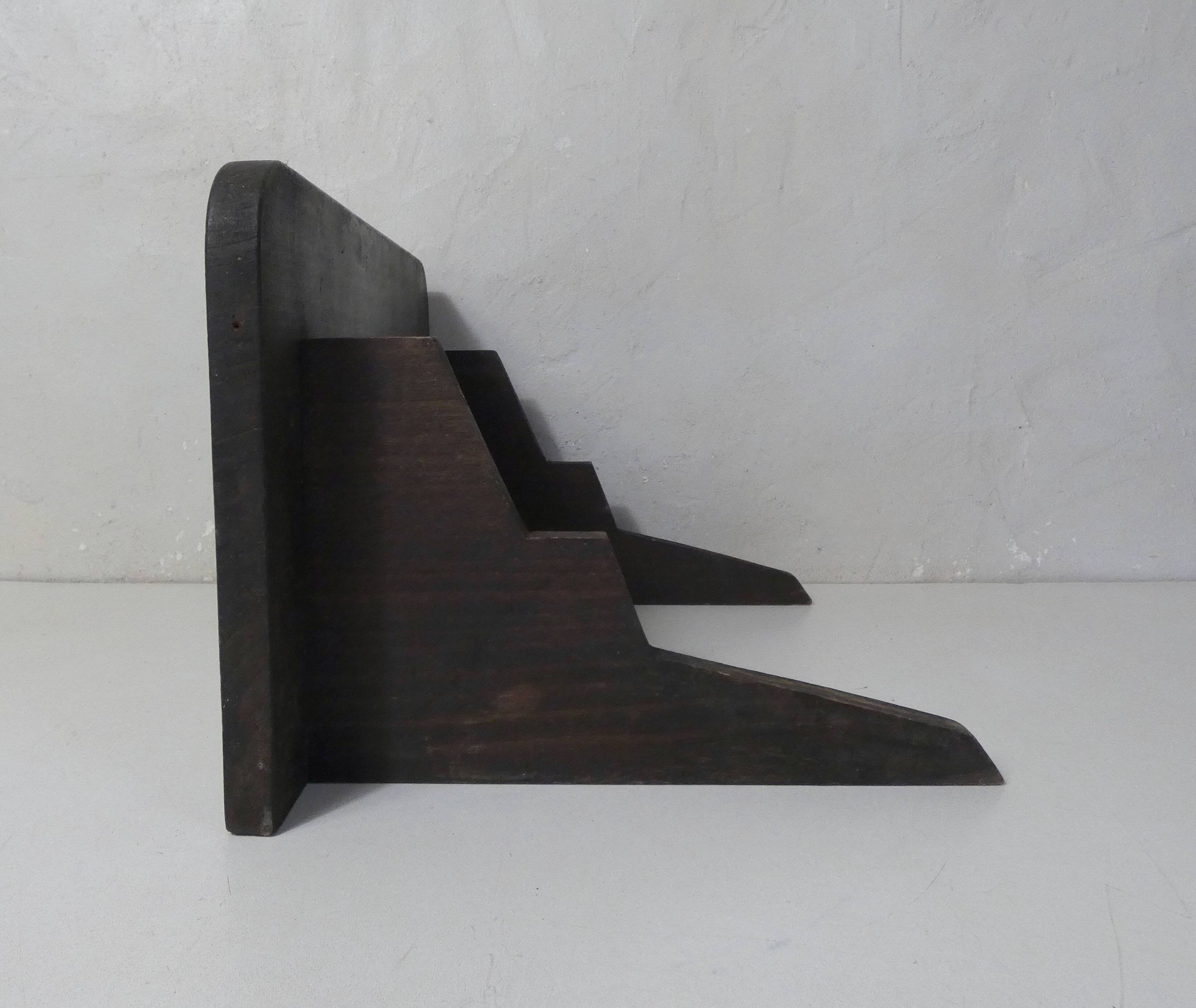 wooden shelf
