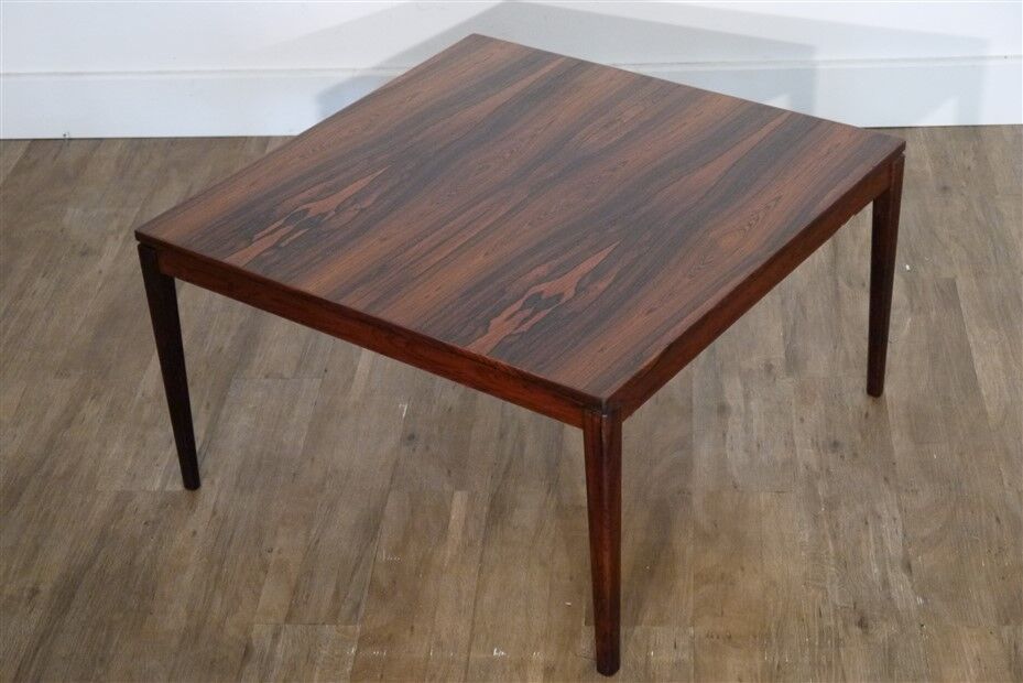 Vintage Scandinavian rosewood coffee table 1960