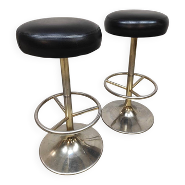 Tabourets de bar vintage suédois Borje Johanson