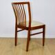 Vintage chairs beige velvet - set of 4