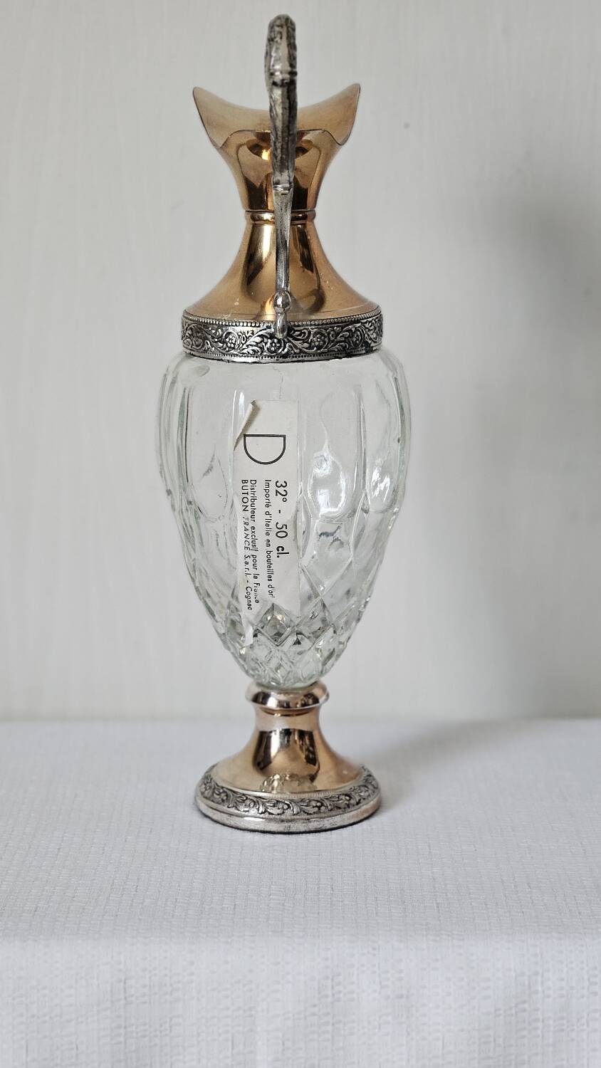 Vintage silver-plated Italian carafe