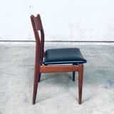 Mid-Century Scandinavian Modern Teak Dining Chairs, Set of 4