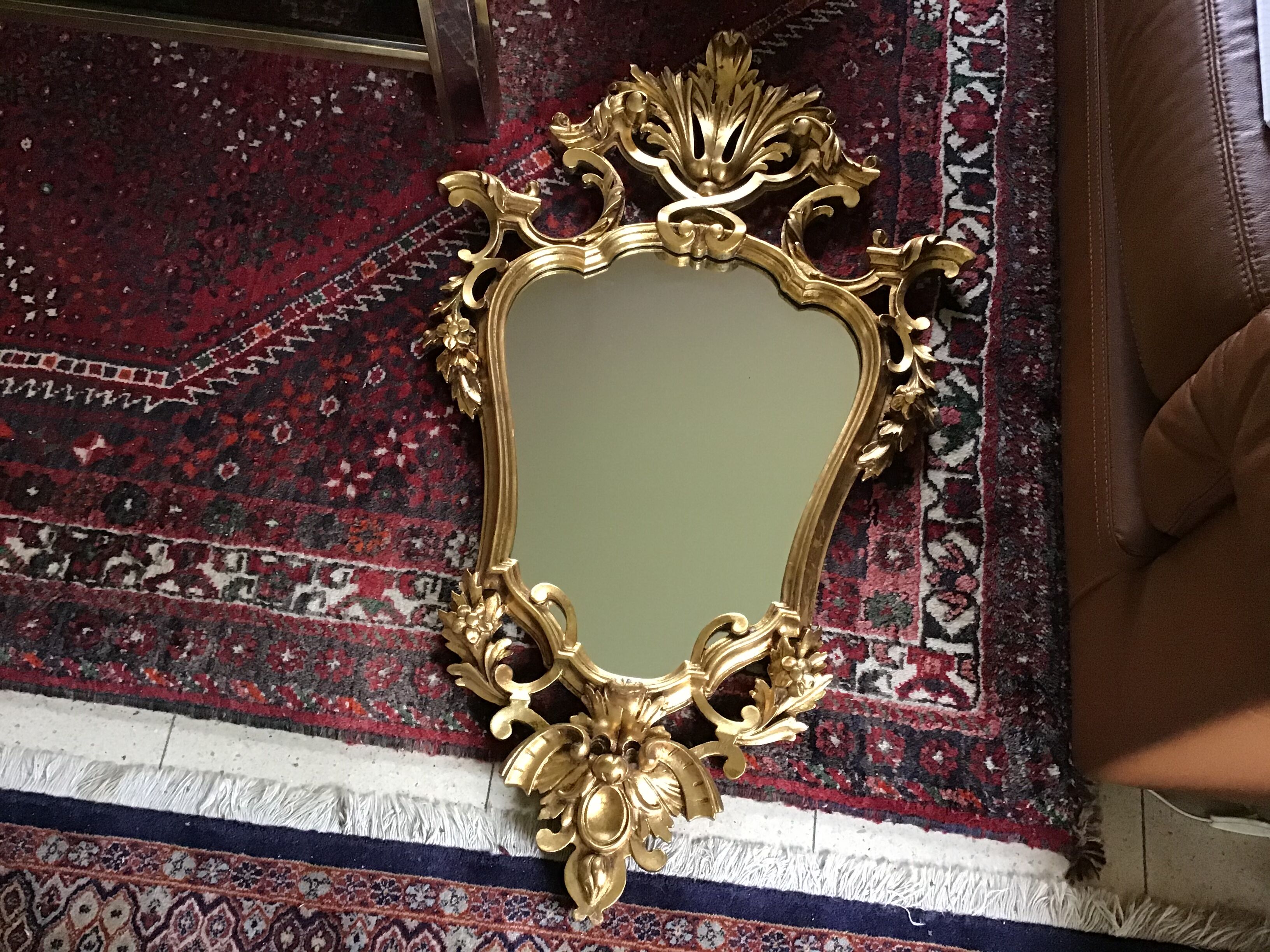 Italian mirror cornucopia