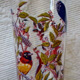 Vintage juice glasses, birds