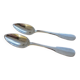 Ravinet d'enfert - 2 Cluny model table spoons in silver-plated metal