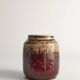 Unique Oxblood Glazed Stoneware Pieces, By Henning Nilsson, Set of 3