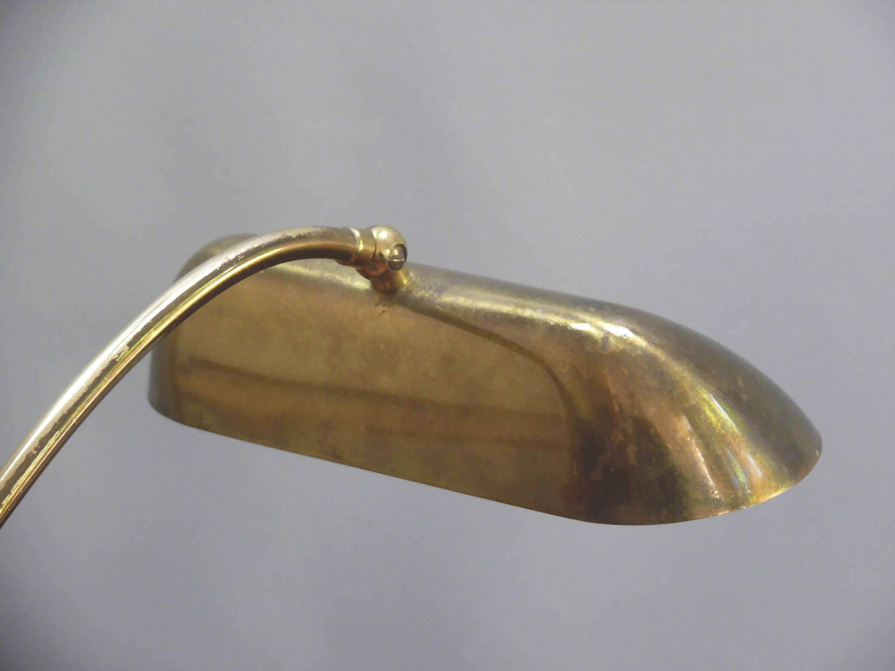 Vintage piano lamp, brass, 1960s, JBS