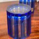Pair of vintage Arques crystal whisky glasses