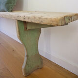 Green foot bench