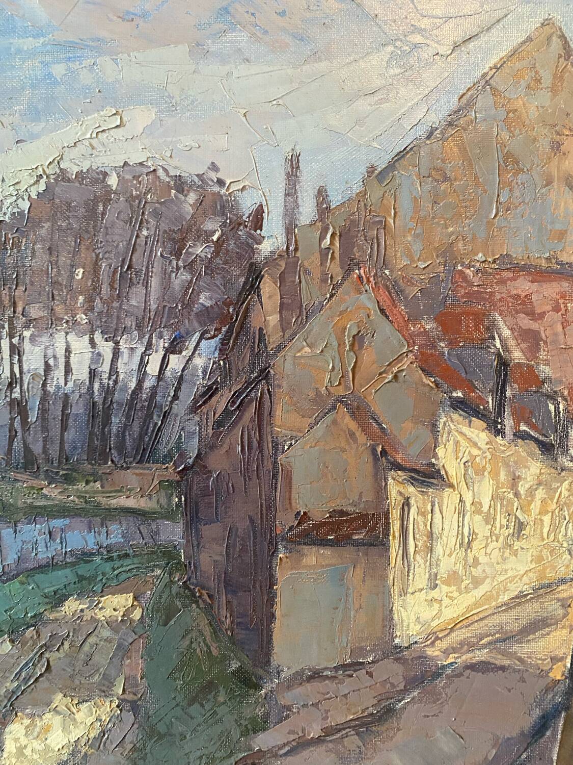 Paysage du val de marne signé