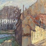 Landscape of the Val de Marne signed