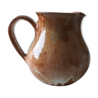 Varnished stoneware jug