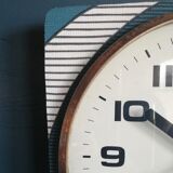 Vintage silent wall clock thermometer "Hangarter"