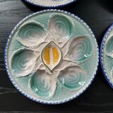 Set of 4 oyster plates