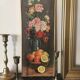Tableau fleuri nature morte